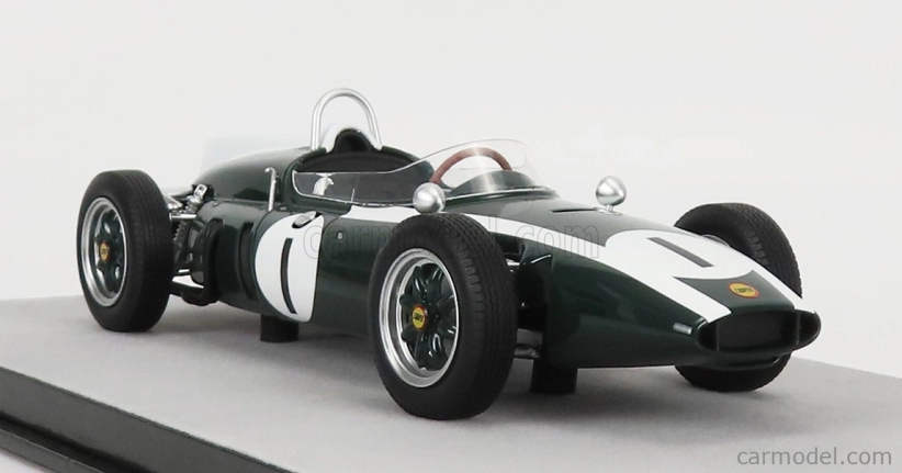 Tecnomodel Cooper F1 T53 N 1 British Silverstone Gp World Champion 1960 Jack Brabham 1:18 Zelená