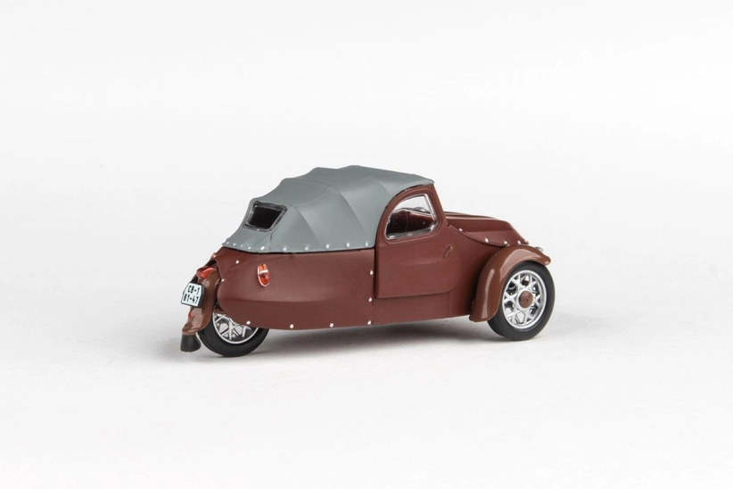 Abrex Velorex 16/350 (1966) 1:43 – hnedá/sivá/hnedá