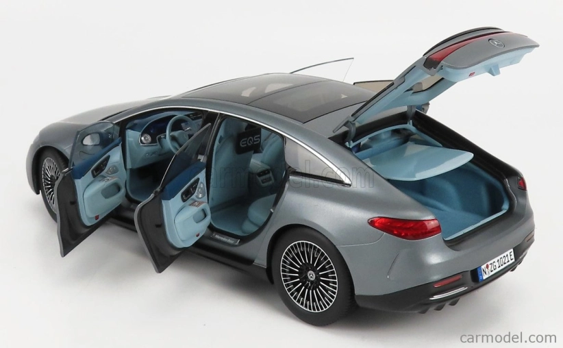 Nzg Mercedes benz Eqs Amg Line (v297) 2022 1:18 Selenit Grey Met
