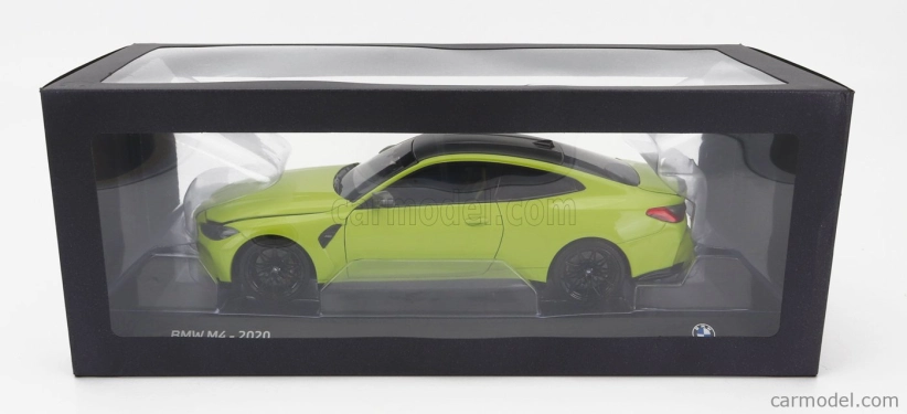 Minichamps BMW radu 4 M4 (g82) 2020 1:18 žltá čierna