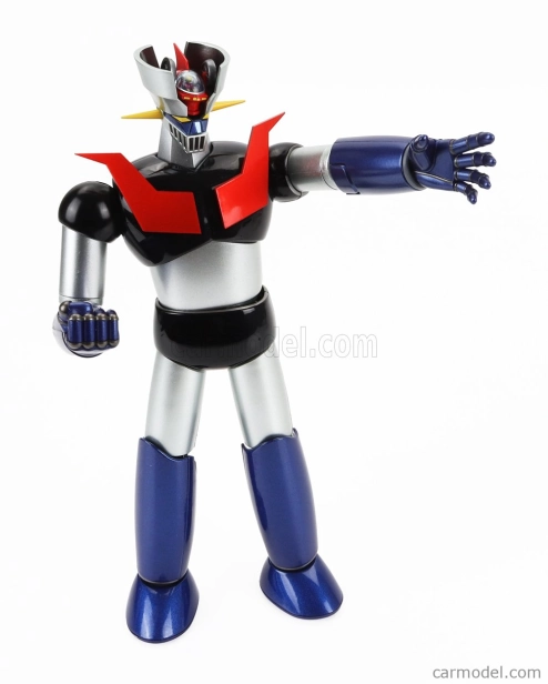 Robot Bandai Metal - Mazinga Z - Gx-105 Postavička Mazinger Z Robot - Kaku Shin Modrá Strieborná Červená Čierna