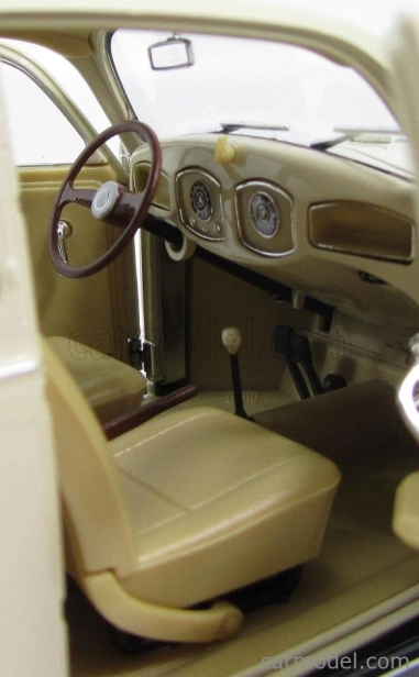 Welly Volkswagen Beetle Classic s uzavretou strechou 1950 1:18 Ivory