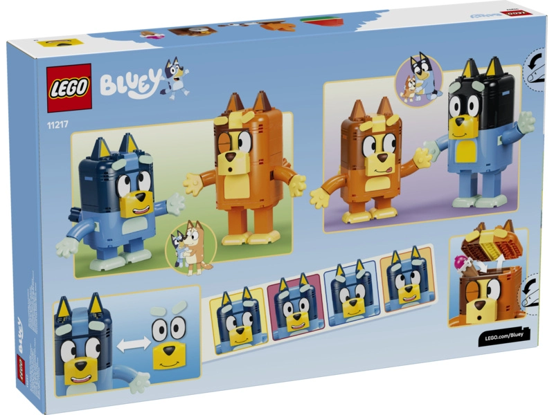 LEGO Bluey - Bluey a jej rodinka z kociek