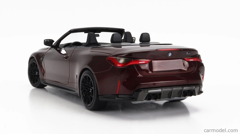 Minichamps BMW radu 4 M4 (g83) Cabriolet 2020 1:18 červená met.