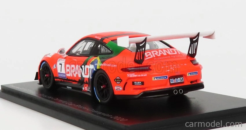 Spark-model Porsche 911 991 Gt3 Cup N 7 Porsche Carrera Cup 2020 M.paludo 1:43 Oranžová Černá