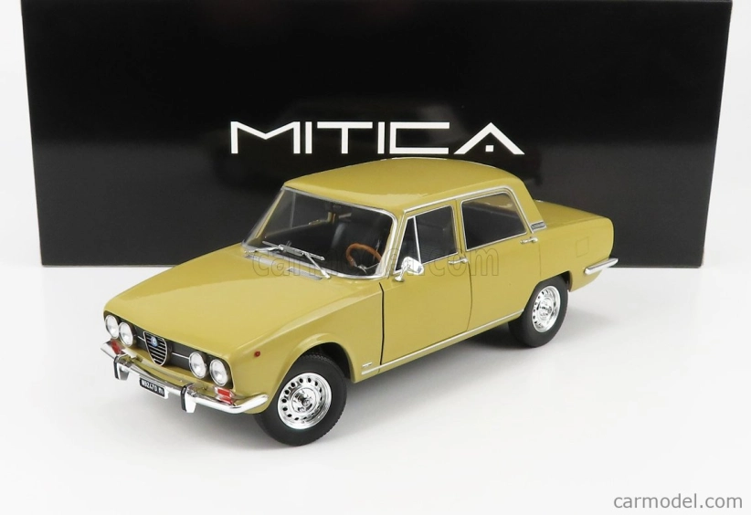 Mitica-diecast Alfa romeo 2000 Berlin 1971 1:18 Giallo Piper 116