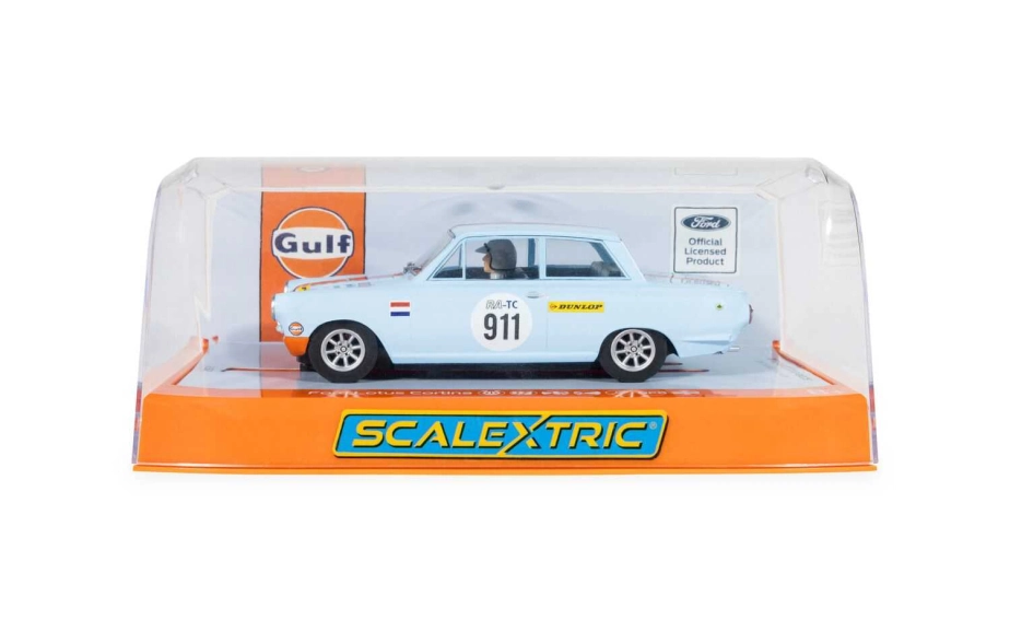 Autíčko Gulf SCALEXTRIC C4669 - Ford Lotus Cortina (1:32)