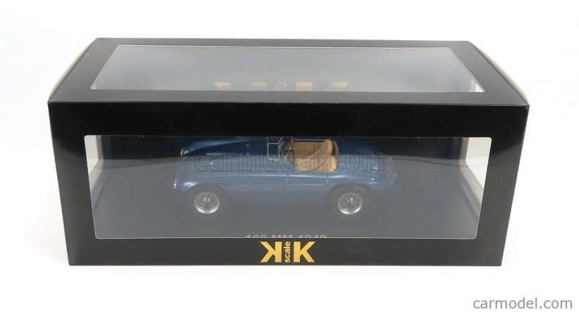 Kk-scale Ferrari 166mm Barchetta Spider 1949 1:18 Modrá