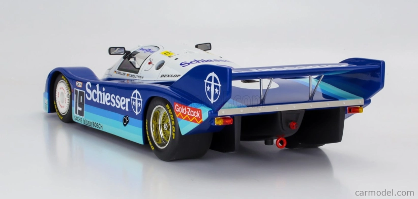 Werk83 Porsche 956b 2.6l Turbo Team Brun Motorsport N 19 1000km Spa 1985 Stefan Bellof - Thierry Boutsen 1:12 2 Tóny Modrá Biela
