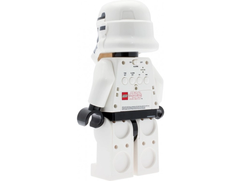 LEGO hodiny s budíkem - Star Wars Stormtrooper