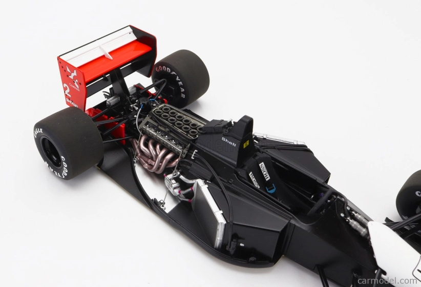 Autoart Mclaren F1 Mp4/6 Honda N 2 Japan Gp 1991 Gerard Berger 1:18 Biela červená