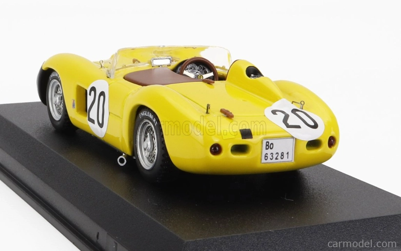 Art-model Ferrari 500tr Spider Team Equipe Natione Belge N 20 1:43, žlutá