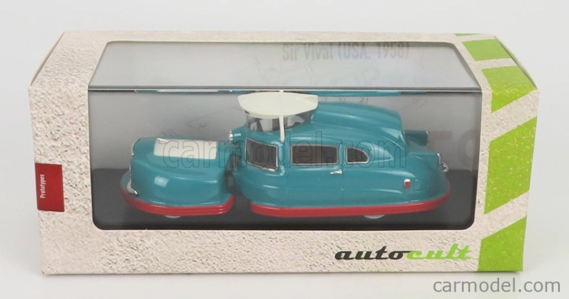 Autocult SIR Vival Usa 1958 1:43 Tyrkysová tmavočervená