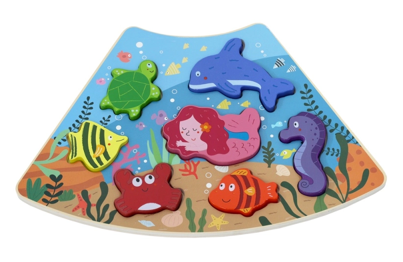 2Kids Toys Dřevěné puzzle Podvodní svět propojitelné