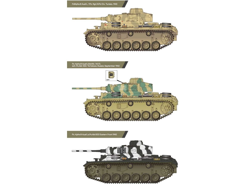 Academy Panzer III Ausf.L „Battle of Kursk“ (1:35)