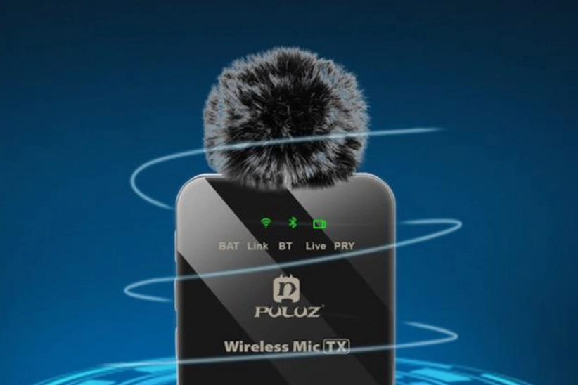 2in1 2.4GHz Type-C Wireless Lavalier Microphone (vč. Aku) (PULUZ)