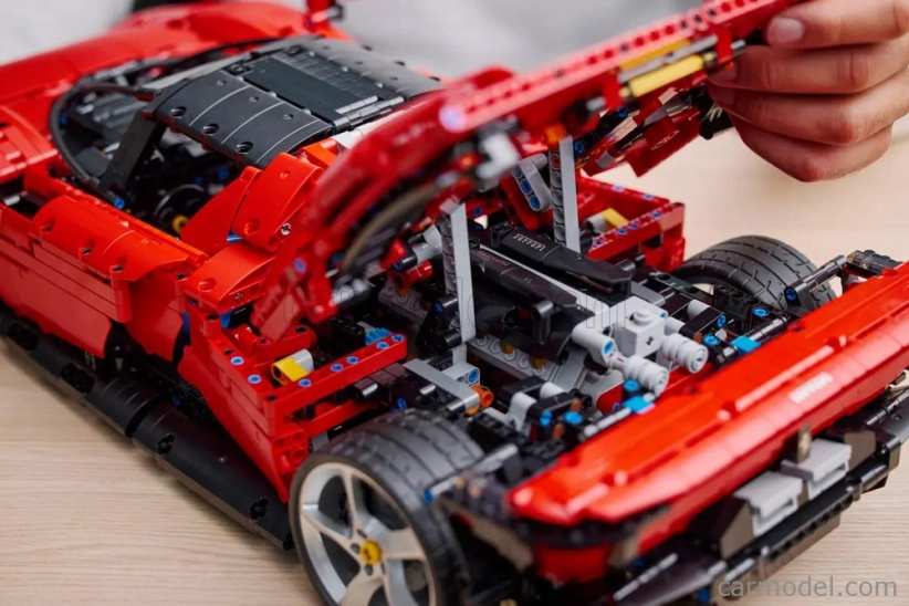 Lego Ferrari Lego Technic - Daytona Sp3 2022 - 3778 Pezzi - 3778 Pieces 1:8 Red