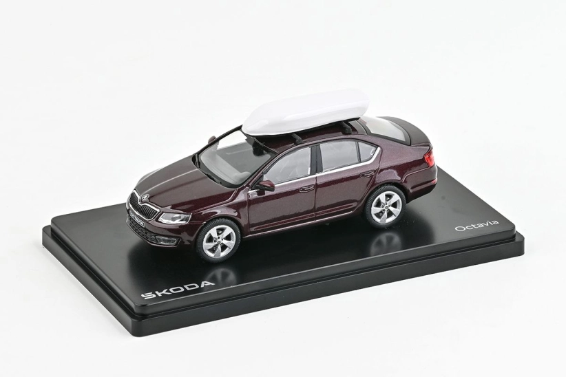 Abrex Škoda Octavia III (2012) 1:43 - Rosso Brunello Metallic