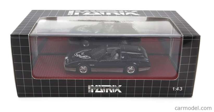 Modely v mierke Matrix Pontiac Firebird Trans Am Type K Kammback Concept Prototype 1985 1:43 Modrá strieborná