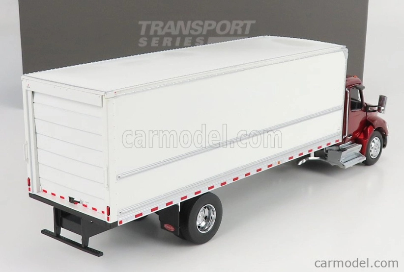 Dm-models Peterbilt 536 Truck Cassonato 2010 1:32 Červená Met Bílá