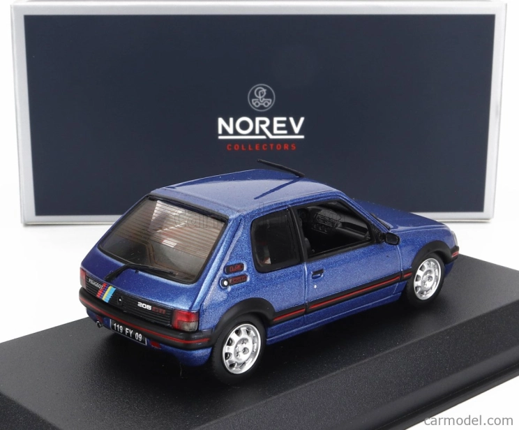 Norev Peugeot 205 1.9 Gti 1992 1:43 Miami Blue