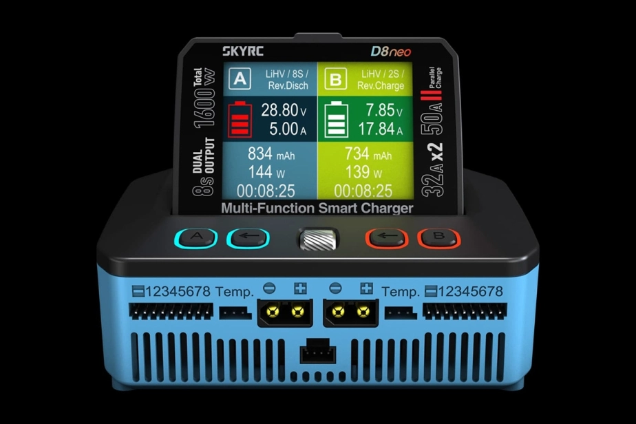 SKY RC D8neo dvojkanálový nabíjač DC 1600W