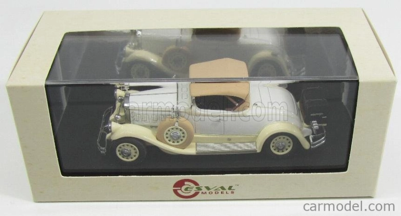 Esval model Pierce arrow Model B Roadster Closed 1930 1:43 White White