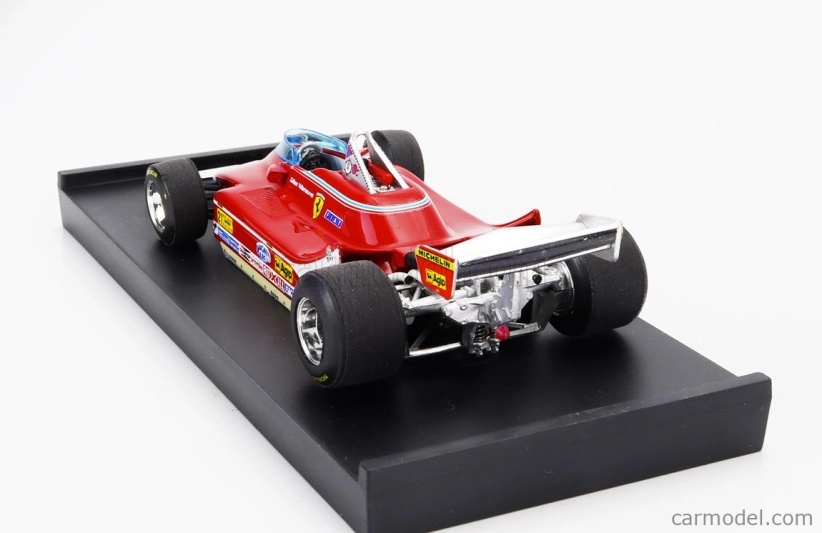 Brumm Ferrari F1 312t4 N 12 Winner Usa Ovest Gp 1979 Gilles Villeneuve 1:43 Red