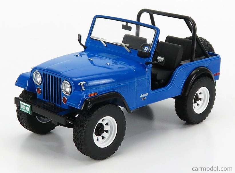 Greenlight Jeep Cj-5 Open 1972 - Mork & Mindy 1:18 Blue
