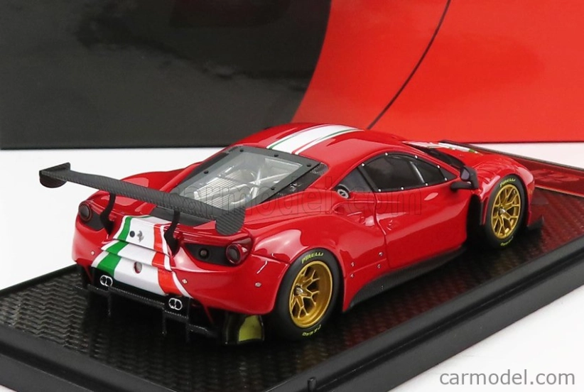 Bbr-models Ferrari 488 Gt Modificata 2020 1:43 Rosso Corsa 322 - červená