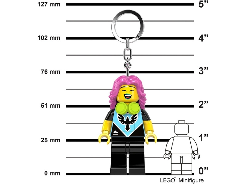 LEGO svietiaca kľúčenka – Hráčka videohier