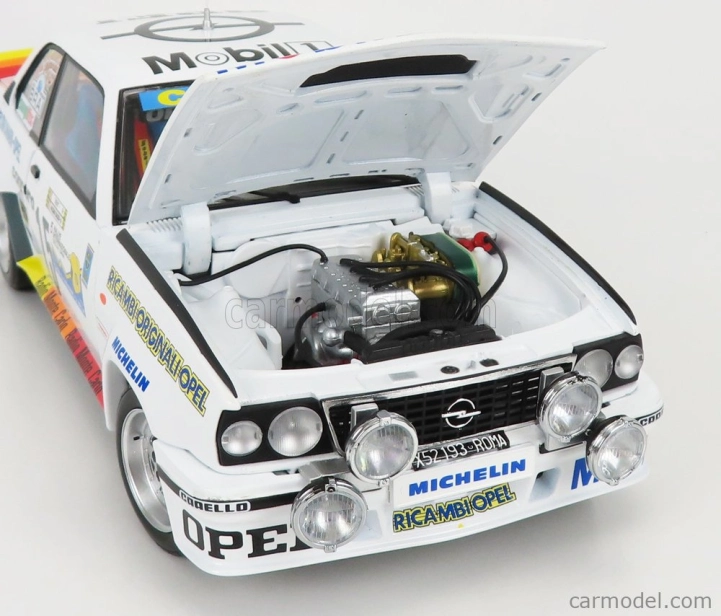Sun-star Opel Ascona 400 (night Version) N 15 Winner Rally Internazionale Della Lana 1982 M.biasion - Rudy 1:18 Bílá
