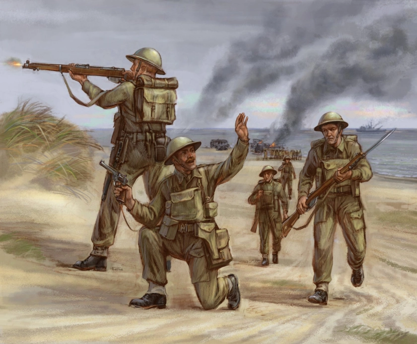 Zvezda figurky British Infantry 1939-42 (1:72)