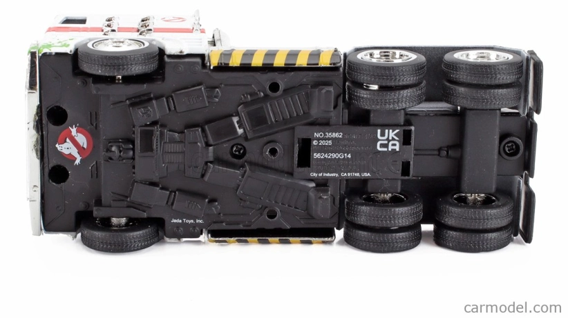 Jada Freightliner Flt86 Tractor Truck Ghostbusters Optimus Prime Transformers 3-assi 1984 1:50 Bílá Červená