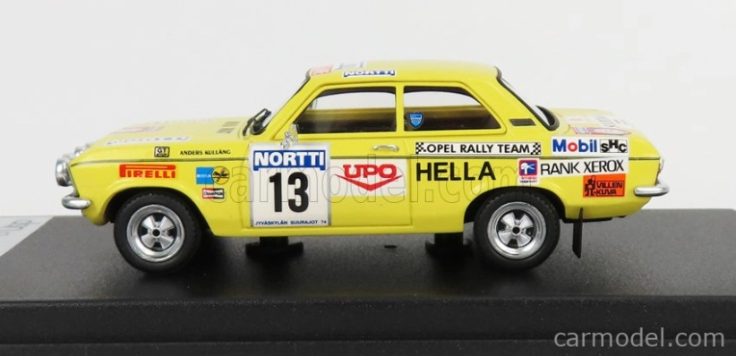 Trofeu Opel Ascona A N 13 Rally 1000 Lakes 1974 A.kullang - C.g.andersson 1:43 Žlutá