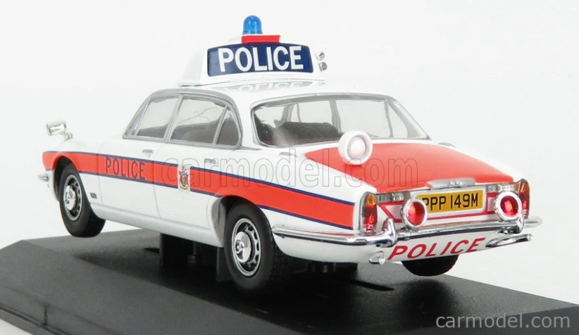 Vanguards Jaguar Xj6 Mkii 4.2l Police 1971 1:43 Bílá Oranžová