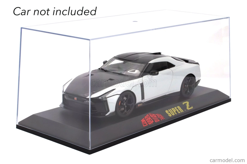 Autoart Vetrina display box Vetrina - Display Box With Base Plate Super Z - Lungh.length Cm 35.5 X Largh.width Cm 15.5 X Alt.height Cm 15.2 (altezza Interna Cm 12.7) 1:18 Plastic Display