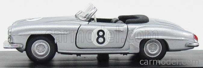 Rio-models Mercedes benz 190sl Spider N 8 Winner Macau Gp 1956 D.steane 1:43 Strieborný