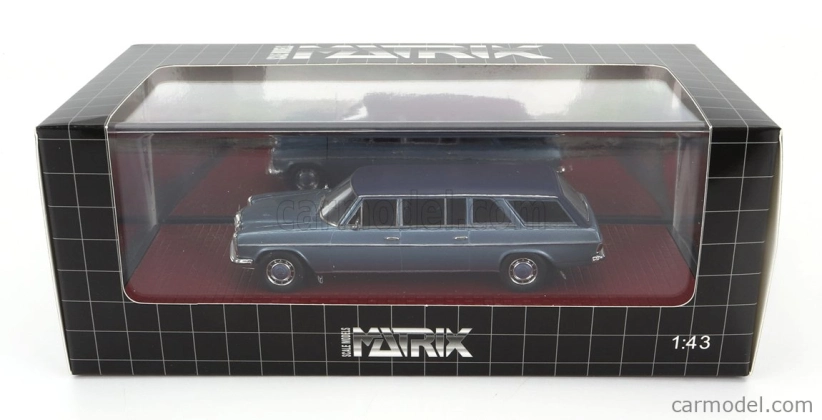 Matrix scale models Mercedes benz V114 Lwb Crayford Estate 1971 1:43 Světle Modrá Met