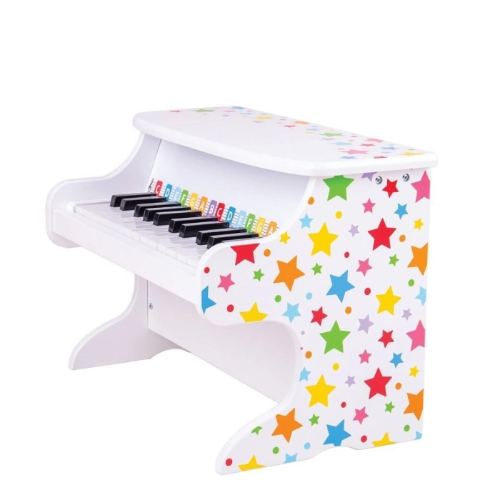 Bigjigs Toys Drevené klavírne hviezdy
