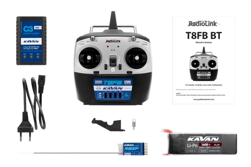 RC letadlo KAVAN Beta 1400 RTF , červená