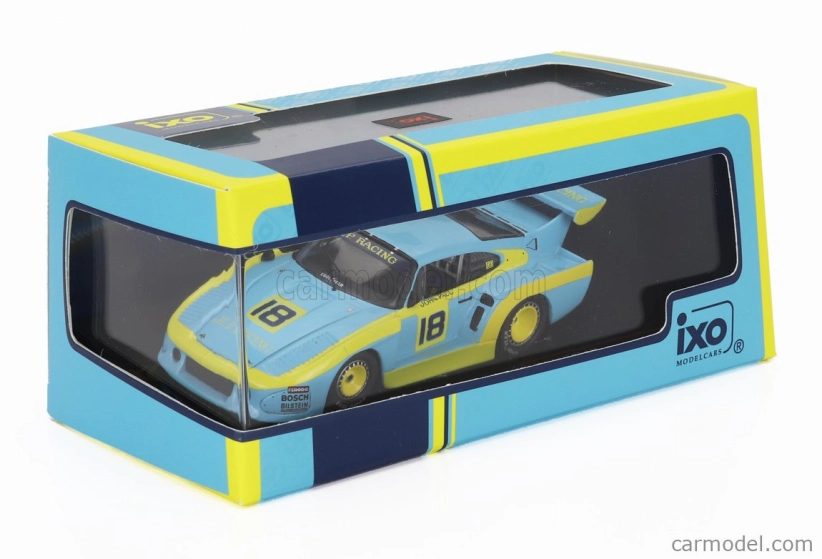 Ixo-models Porsche 935 930 K3 3.0l F6 Turbo Team Jlp Racing N 18 3. 6h Silverstone 1980 John Paul - Brian Redman 1:43 Svetlo modrá žltá