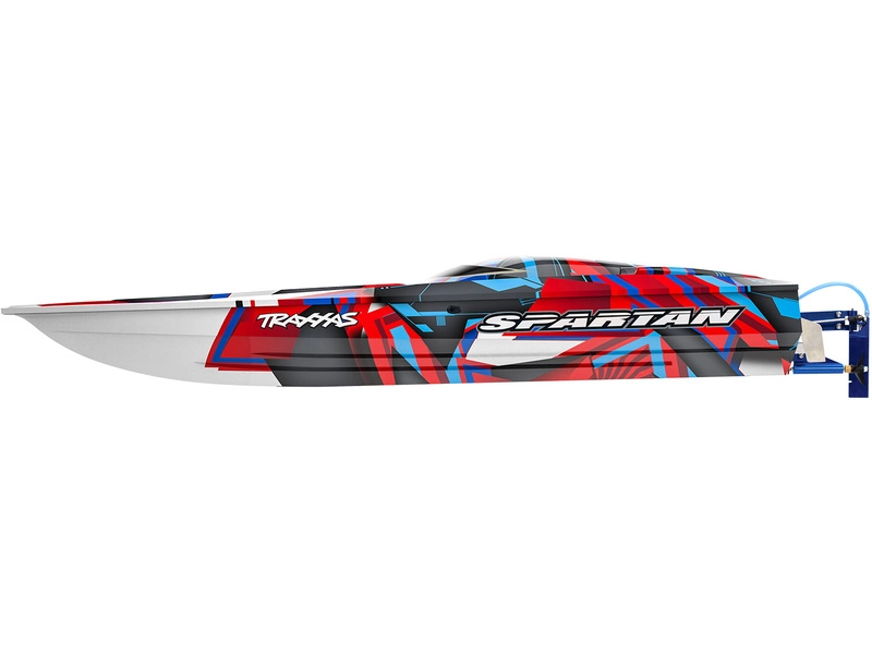 RC loď Traxxas Spartan TQi RTR, červená