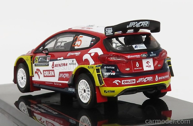 Ixo-models Ford england Fiesta R5 Mkii N 25 Rally Acropolis 2021 M.prokop - M.ernst 1:43 Červená Biela Modrá
