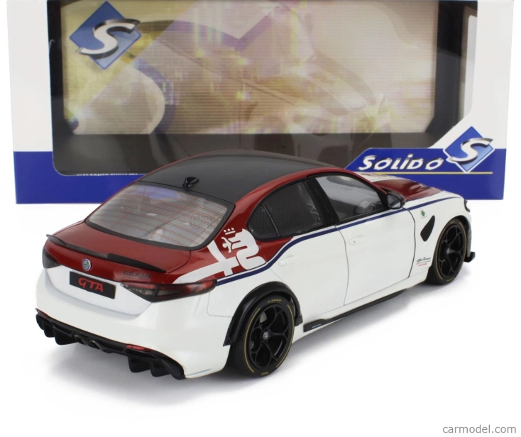 Solido Alfa romeo Giulia Gtam 2023 1:18 Biela červená