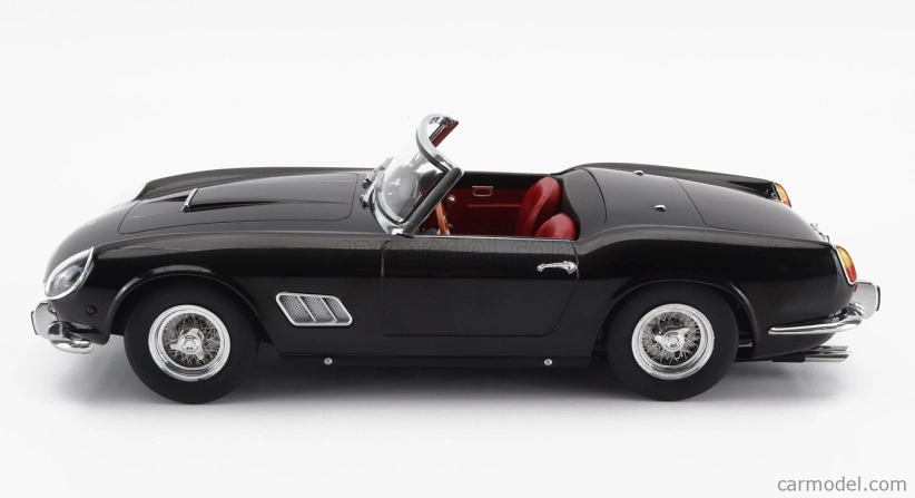 Ferrari 250gt California Spider v mierke kk s pevnou strechou 1960 1:18 čierna