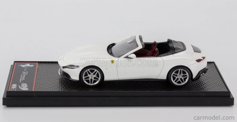 Bbr-models Ferrari Roma Spider Open 2020 1:43 Bianco Cervino - Biela