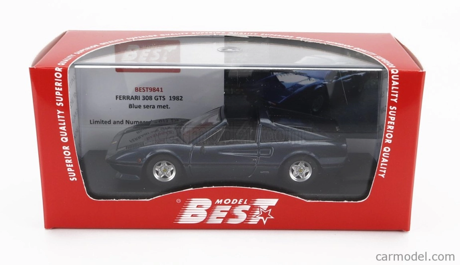Najlepší model Ferrari 308 Gts 1982 1:43 Blue