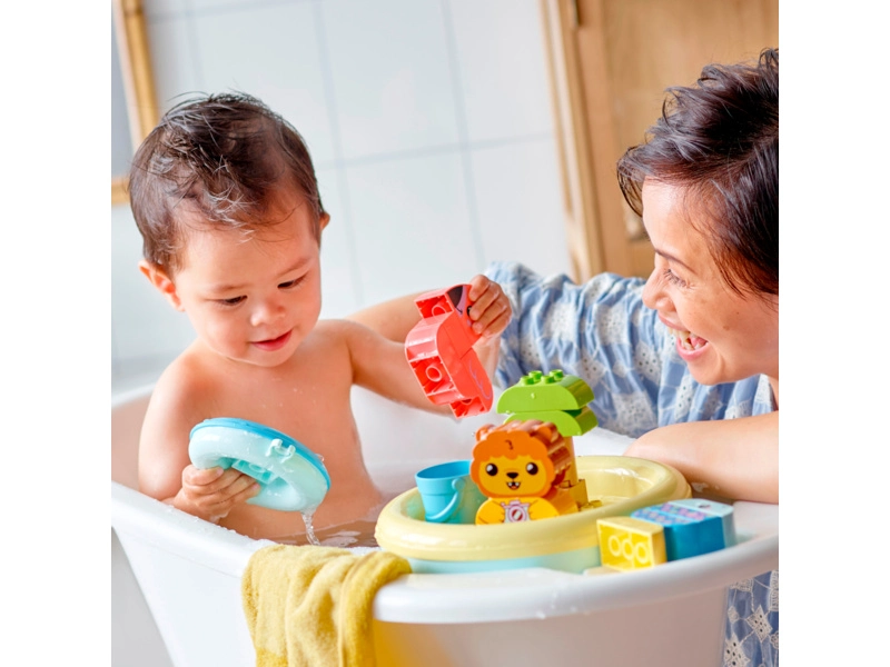LEGO DUPLO - Zábava vo vani: Plávajúci ostrov so zvieratkami