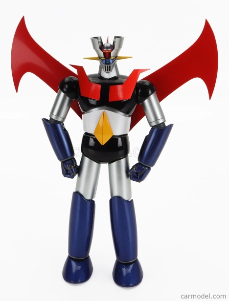 Robot Bandai Metal - Mazinga Z - Gx-105 Postavička Mazinger Z Robot - Kaku Shin Modrá Strieborná Červená Čierna